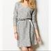 Anthropologie Dresses | Anthropologie Saturday Sunday Gale Sweater Dress L | Color: White/Silver | Size: L