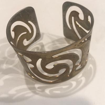 Anthropologie Jewelry | Anthropologie Cutout Cuff | Color: Brown | Size: Os