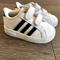 Adidas Shoes | Adidas Velcro Baby Walker Shoes | Color: Black | Size: 4bb