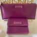 Kate Spade Bags | Kate Spade Wallet And Zipper Pouch | Color: Purple | Size: Os