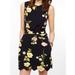 Urban Outfitters Dresses | Bycorpus Navy Floral Scallop Dress | Color: Black | Size: Xs