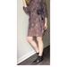 Anthropologie Dresses | Anthropologie Floreat Zhara Sheer Tassle Dress Xs | Color: Brown | Size: Xs