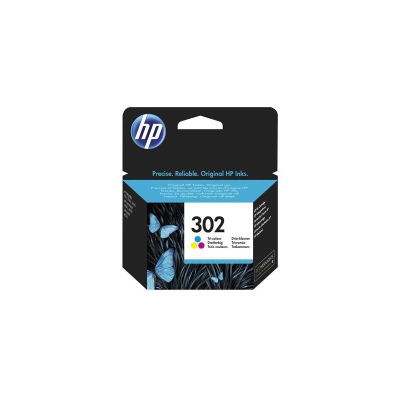HP F6U65AE Original HP Druckkopfpatrone color (F6U65AE,F6U65AE#ABE,F6U65AE#ACU,F6U65AE#BA3,F6U65AE#UUS,302,302C,302COLOR,NO302,NO302C,NO302COLOR) Image