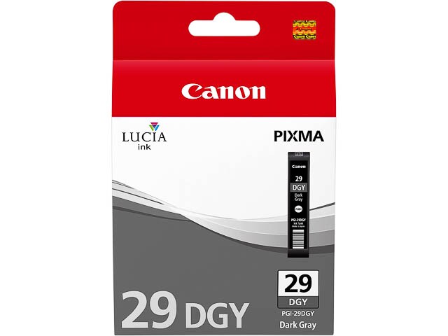 Tinten CANON PGI29DGY CANON PRO1 TINTE DARK GREY Image