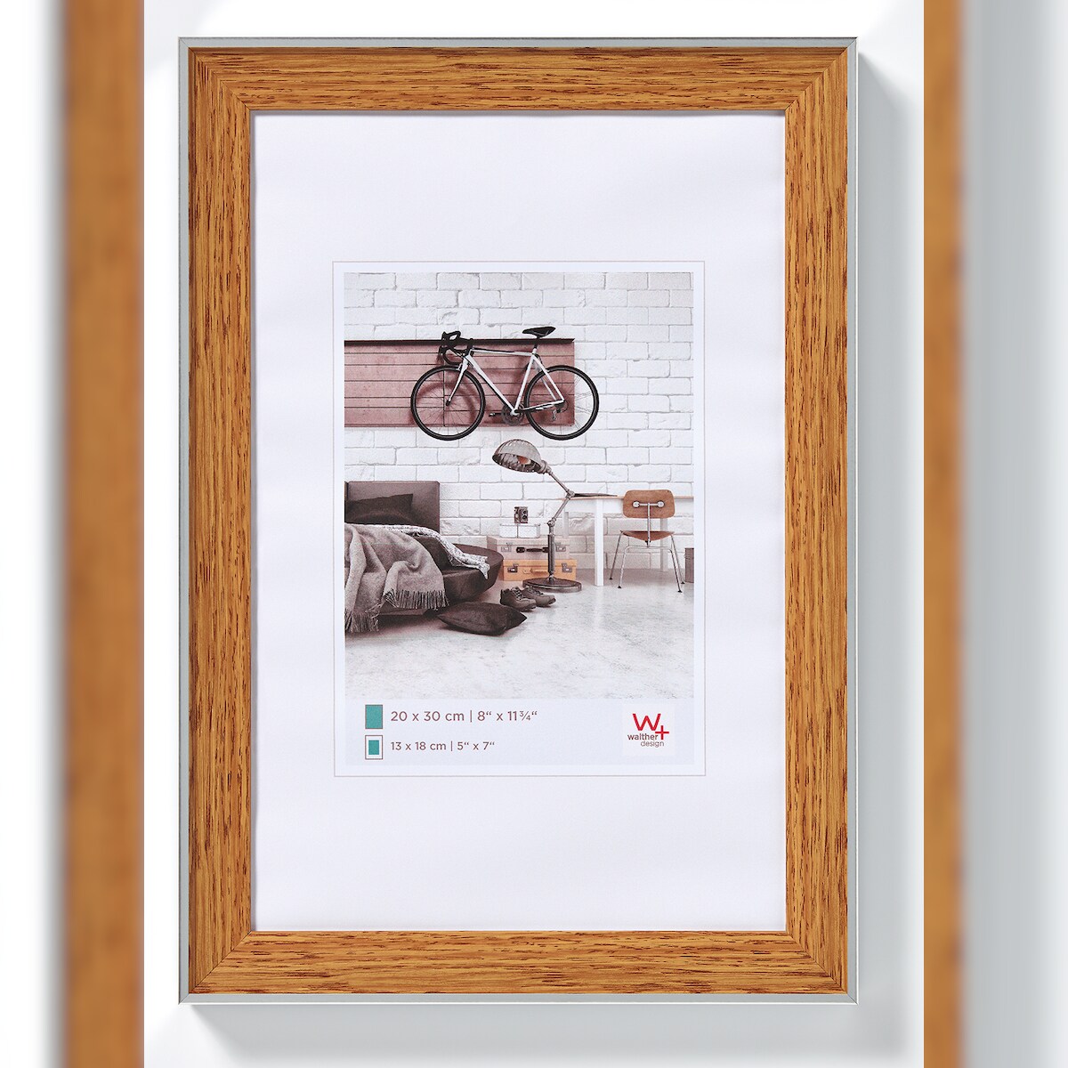 walther + design Bohemian Designrahmen 50x70 cm BUCHE Image