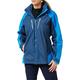 Regatta Womens Calderdale IV Waterproof Breathable Lightweight Jacket, Darkdenim/Blueaster, 10