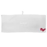 White Ole Miss Rebels 16'' x 40'' Microfiber Golf Towel