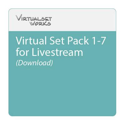 Virtualsetworks Virtual Set Packs 1-7 for Livestream (Download) VSPVOLALLLIVESTREAM