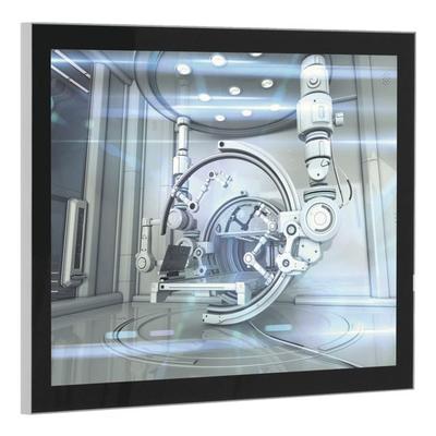 Magnetischer Posterrahmen einseitig - 12 mm A1 grau, update displays, 57.7x82.4x1.2 cm