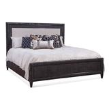 Birch Lane™ Jandre Low Profile Standard Bed Polyester in Gray/Black | 60 H x 76 W x 86 D in | Wayfair B7C20B4424944B4D9F434E5DCAD95862