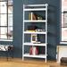 Steelside™ Adams 72.44" H x 31.49" W Solid Wood Ladder Bookcase Wood in White | 72.44 H x 31.49 W x 11.02 D in | Wayfair