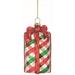 The Holiday Aisle® Glass Big Present Holiday Shaped Ornament Glass | 2.25 H x 2.25 W x 4.5 D in | Wayfair FA657608FBA64D14A55146793033021D