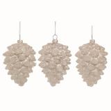 The Holiday Aisle® Glass Acorn Holiday Shaped Ornament Glass in White | 3 H x 3 W x 4.63 D in | Wayfair 200D1DF2935649D9B93BE6B7078B6363