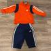 Adidas Matching Sets | Baby Boys Adidas Track Suit | Color: Blue/Orange | Size: 6mb