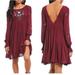 Free People Dresses | Nwt Free People Mohave Mini | Color: Brown/Purple | Size: Xs
