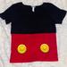 Disney Costumes | Disney Mickey Top | Color: Black/Red | Size: Osb