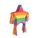 The Party Aisle™ Pollman Rainbow Star Pinata | 19.5 W x 3.75 D in | Wayfair 13982633