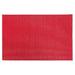 iH casadécor Snowflakes 18" Vinyl Placemat Vinyl in Red | 18 W in | Wayfair XM-AA1016RD(12)