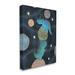 Stupell Industries Galactic Dinosaur Astronauts Outer Space Planets Wall Plaque Art By Ziwei Li Canvas in Blue | 20 H x 16 W x 1.5 D in | Wayfair