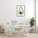 Stupell Industries Morning Avocado w/ Sunrise Modern Shape Abstraction Oversized Stretched Canvas Wall Art By Atelier Posters in Brown | Wayfair