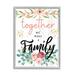 Stupell Industries Together We Make Family Sentiment Country Floral Blooms Wall Plaque Art By Ziwei Li Wood in Brown | 14 H x 11 W in | Wayfair