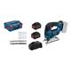 Scie sauteuse 18V GST 18 V-LI B + 2 batteries Procore 5,5 Ah + chargeur en coffret L-boxx - BOSCH - 06015A610C