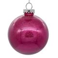 Vickerman 671207 - 4" Berry Red Glitter Ball Christmas Tree Ornament (6 pack) (N211021)