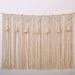 Urban Outfitters Wall Decor | Boho Cotton Macrame Wall Hanging | Color: Cream/Tan | Size: Os
