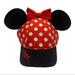 Disney Accessories | Disney Minnie Mouse Poka Dot Snapback Hat Bow Ears | Color: Red | Size: Os