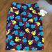 Lularoe Skirts | Disney Lularoe Skirt M Cassie Mickey Mouse | Color: Black/Purple | Size: M