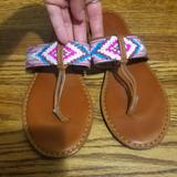 American Eagle Outfitters Shoes | American Eagle Sandals | Color: Tan | Size: 7.5