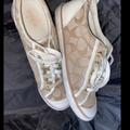 Coach Shoes | Coach Signature Sneakers 8.5 | Color: Tan | Size: 8.5