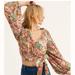 Free People Tops | Free People Party Playlist Surplice Top Nwt | Color: Tan/Cream | Size: M