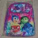 Disney Accessories | Disney Pixar Inside Out School Backpack | Color: Purple | Size: Osg
