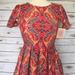 Lularoe Dresses | Lularoe Amelia Dress | Color: Red | Size: Xs