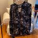 Free People Dresses | Free People Floral Tunic Dress | Color: Black | Size: Xs