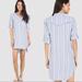 Anthropologie Dresses | Anthropologie Cloth & Stone Striped Shirt Dress | Color: Silver | Size: S