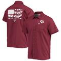 Men's Columbia PFG Maroon Texas A&M Aggies Slack Tide Camp Button-Up Shirt