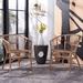 Accent Chair - Corrigan Studio® Shivangi Rattan Accent Chair in Gray/White | 31 H x 23 W x 24 D in | Wayfair DB82033E2FD24988AA49A91EDA7BCDF5