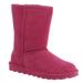 BEARPAW Elle Short Wide Calf - Womens 8 Pink Boot W