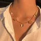 Collier ras du cou avec pendentif papillon pour femmes chaîne en or style bohème bijoux de plage