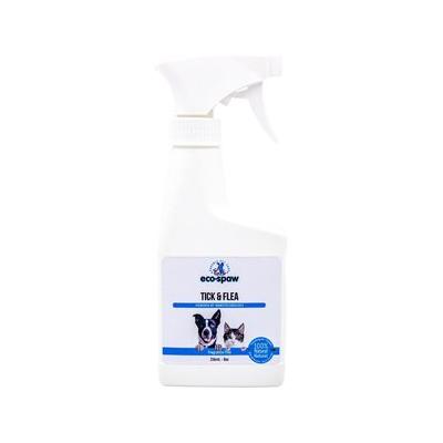 EcoSpaw Unscented Flea & Tick Dog & Cat Spray, 8-oz bottle