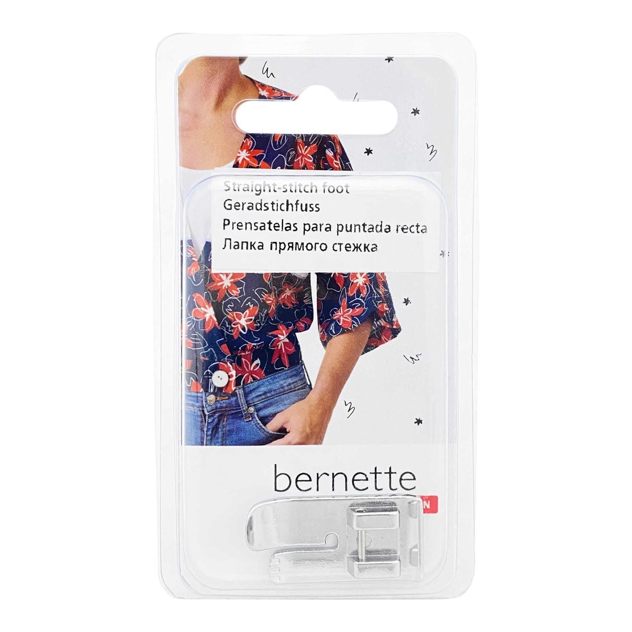 Straight Stitch Foot Fits Bernette B05 Academy, Sew&Go 1