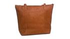 David King Leather 540 Shopping Bag - Tan