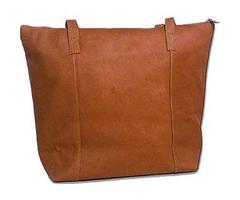 David King Leather 540 Shopping Bag - Tan