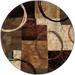 Hudson Indoor Area Rug in Brown/ Black - Oriental Weavers H2544B235RDST