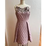 Kate Spade Dresses | Kate Spade Lavender Flora Embellished Mini Dress | Color: Purple | Size: 0