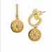 Kate Spade Jewelry | Nwt Kate Spade Nautical Star Charm Pave Huggie Hoop Earrings | Color: Gold | Size: Os