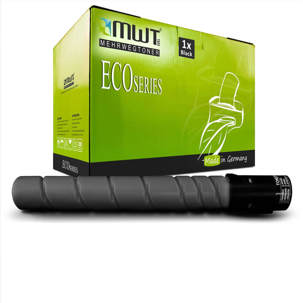 1 Mehrwegtoner kompatible Lasertoner ersetzt Konica Minolta TN-321K A33K150 Schwarz Image