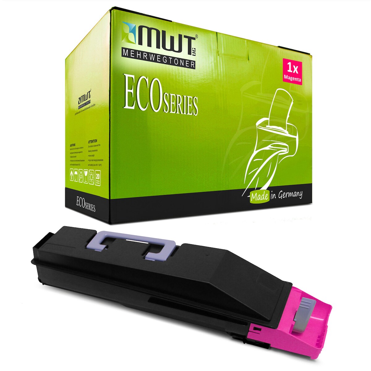 1 Mehrwegtoner kompatible Lasertoner ersetzt Utax 652511014 Magenta Image